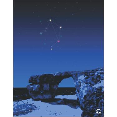 Imagem de Libra : Zodiac Star Sign Azure Window (Dwejra Window) : Inspirational journal for Astrology Lovers, Constellation Notepad with your Horoscope and Star ... University Work Meeting Plan Draw Write
