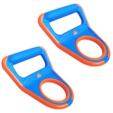 Imagem de Qboyi Cabo de jarro de água - Levantador de garrafa de água antiderrapante com economia de energia com borracha para garrafa de galão. Pacote com 2..