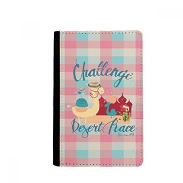 Imagem de Porta-passaporte quadrado marrom pássaro vermelho azul camelo notecase burse capa carteira cartão, Multicolor