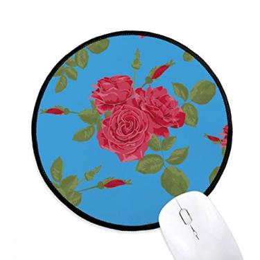 Imagem de Tapete de mouse azul vermelho para computador e escritório