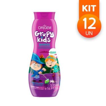 Imagem de Shampoo Grupy Kids Força Vitaminada Suave Ph Balanceado Sem Parabenos