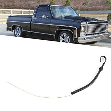 Imagem de Kit de tubo de vareta medidora de óleo Substituição em aço inoxidável Lado do motorista Compatível com Chevy SBC 283 327 350 400 Motor 1955-1979(Black)
