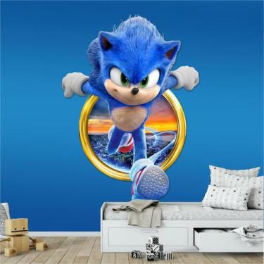 Adesivo de Parede Infantil Sonic Mod. 1