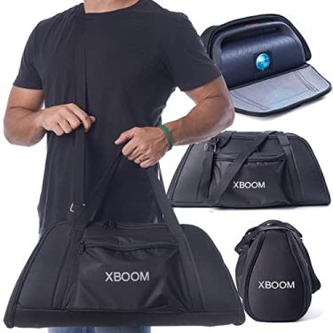 Imagem de Bolsa Case Capa Bag Polo Culture Compatível com LG Xboom Go Power Xg9 Acolchoada Premium
