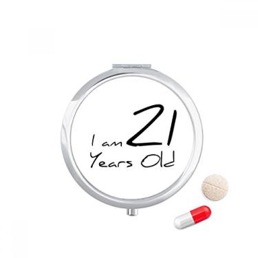 Imagem de Porta-comprimidos com bolso para remédios I am 21 Years Old Age Young