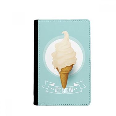 Imagem de Porta-passaporte com picolés e casquinhas de sorvete, porta-cartões Notecase Burse