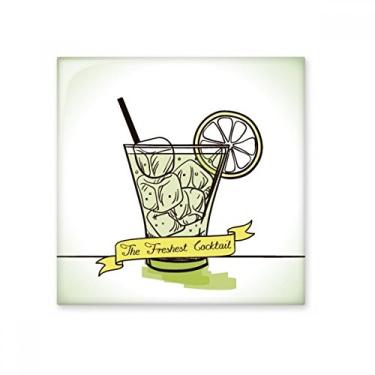 Imagem de Suco de gelo de limão Tubular Azulejo de cerâmica brilhante Decalque de tijolos esmaltados