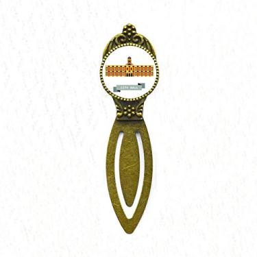 Imagem de Marcador de página retrô com marcador de página da prefeitura de Cingapura
