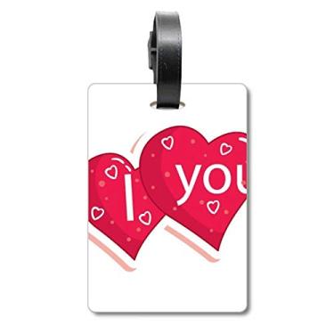 Imagem de Bolsa de viagem com coração duplo para o Dia dos Namorados