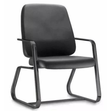 Imagem de Cadeira Para Obesos Até 200Kg Com Base Fixa Linha Obeso Preto - Design