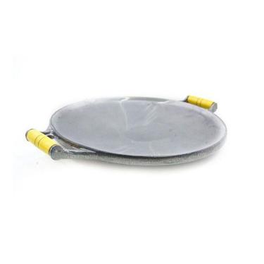 Imagem de Chapa Bifeira Bifeteira Badejo Petiscos com Alça De Madeira