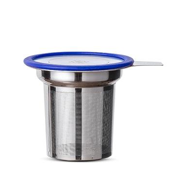 Imagem de Infusor Para Chá Inox - Moncloa - Fair Infuser Com Tampa (Azul)