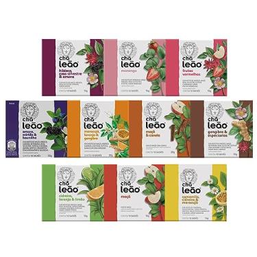 Imagem de Combo Chá Leão Frutas e Flores - 10 Caixas com 100 Sachês