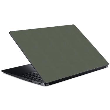 Imagem de Skin Adesiva Película Verde Militar Jateado P/Tampa Notebook - Dell Acer Lenovo (Lenovo IdeaPad 3 (15ALC6))