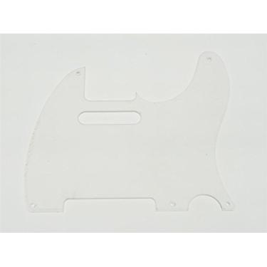 Imagem de KAISH Placa de raspar para guitarra Clear 5 Hole Vintage Tele serve nos EUA/Mexican Fender Telecaster Transparente