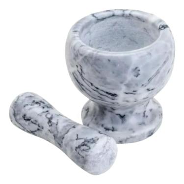 Imagem de Pilão De Pedra Mármore Com Socador