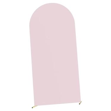 Imagem de Generic Capa decorativa para arco de casamento, cobertura redonda para cenário, para fotografia, adereço, recepção de aniversário, noivado, chá de bebê, 50cmx120cm