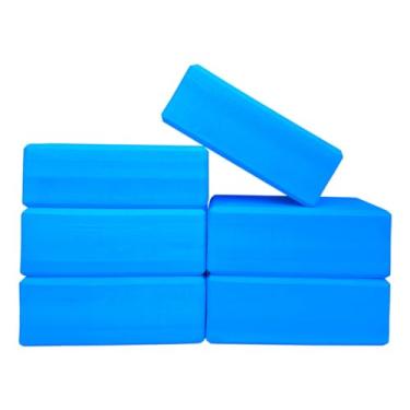 Imagem de Kit Estúdio Atacado 6x Bloco de Yoga Pilates Fisioterapia RPG - EVA Alta Densidade 500g