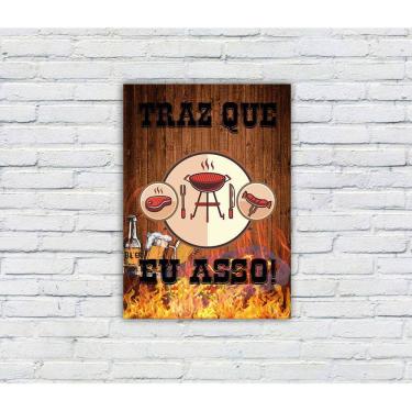 Imagem de Placa Decorativa MDF Cantinho do Churrasco 18