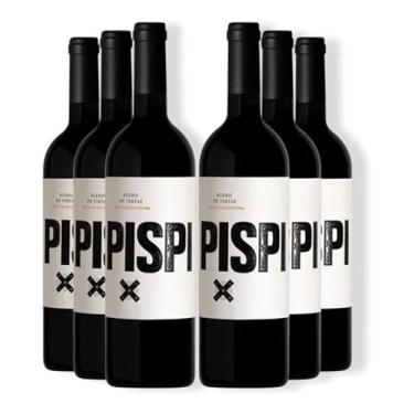 Imagem de Vinho Argentino Tinto Pispi Blend De Tintas - Caixa com 6 garrafas