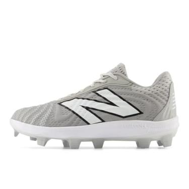 Imagem de New Balance Tênis de beisebol masculino FuelCell 4040 V7 moldado, Raincloud/branco óptico, 16