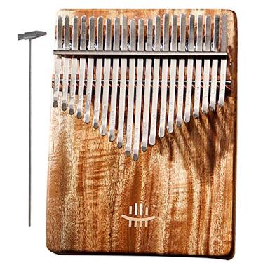 Imagem de Piano de polegar Kalimba de 21 teclas, piano de dedo marimbas de bolso polegar dedo piano teclado de percussão instrumento de música, com martelo de afinação, (18 cm x 13 cm) Xiangsimu