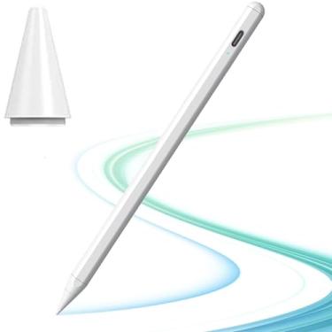 Imagem de Caneta Stylus para iPad, igual à Apple iPad Pencil com rejeição da palma e sensibilidade de inclinação, caneta iPad compatível com iPad Air 3/4/5, iPad Mini 5/6, iPad 6/7/8/9/10, iPad Pro de 11