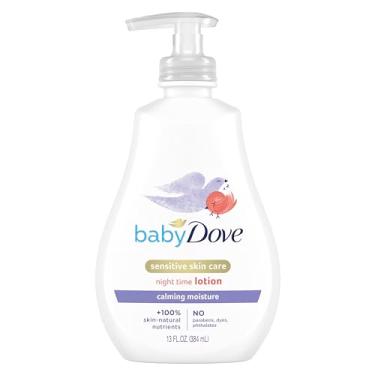Imagem de Baby Dove Loção de bebê Sensitive Skin Care para uma loção perfumada calmante, hidratação calmante, hipoalergênica e testada por dermatologistas, 368 g