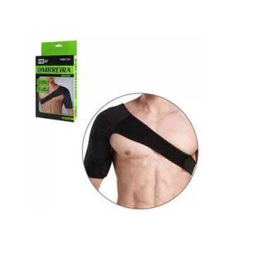 Imagem de Protetor Ombro Ombreira Suporte Clavícula Neoprene Bilateral - Mbfit