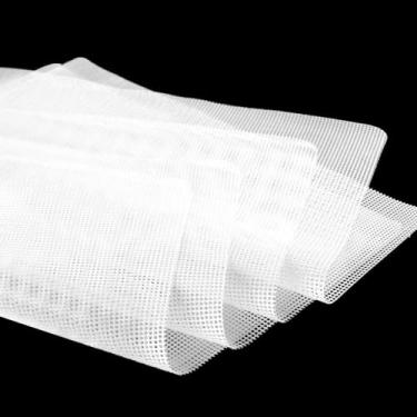 Imagem de Pacote com 4 tapetes desidratadores de silicone, forro antiaderente, desidratador de frutas, tapete de malha vaporizador para secador de frutas, 28 x 28 cm