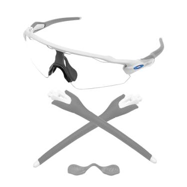Imagem de Eye Opening Stuff Braços brancos de substituição para óculos de sol Oakley Radar EV OO9275 - Cinza
