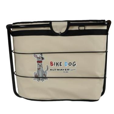 Imagem de Cestinha Para Bagageiro Para Pets Grande Porte, Bege, Big Bike Dog Altmayer