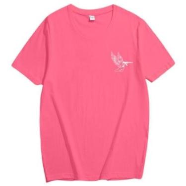 Imagem de Camiseta Streetwear Masculina Anjo Com AK47 Unissex Em Algodão-Masculino