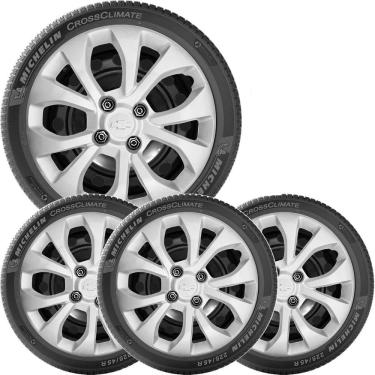 Imagem de 4X Calota Onix Prisma 2012 A 2016 Aro 15 375Cp