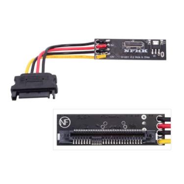 Imagem de chenyang Cartão adaptador U.2 U.3 SFF-8639 SSD para Oculink SFF-8612 PCB com cabo de alimentação SATA de 5V/12V