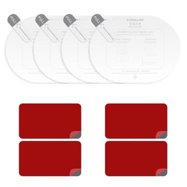 Imagem de FUMALON Adesivos adesivos e eletrostáticos compatíveis com a câmera 70mai Dash A810, A800S, 4 pacotes de adesivos de dupla face VHB e película eletrostática de para-brisa de carro para montagem da