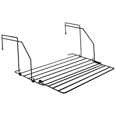 Imagem de Varal Dobrável Portátil Apartamento Porta Janela Seca Preto