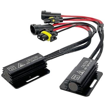 Imagem de H8 H11 Adaptador de Resistor de Carga LED 50W 6Ohm Atualizado Canbus Decodificador Corrigir Faróis de Neblina Código de Erro Anti-Flicker Chicote de Relé de Fiação