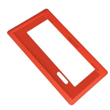 Imagem de Capa protetora de silicone vermelha antiqueda para alto-falante Bose SoundLink III 3 Bluetooth