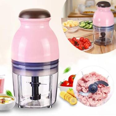 Imagem de Processador Moedor Elétrico para Alimentos e Legumes 600ml - shop mix