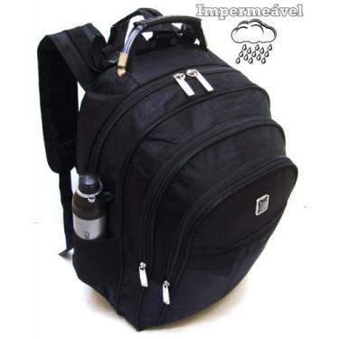 Imagem de Mochila Bolsa Reforçada Notebook 16' Escolar Cabo Aço - Bezzter