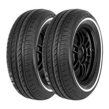 Imagem de Kit 2 Pneus Vitour Aro 15 225/75R15 Galaxy R1 Faixa Branca 102H