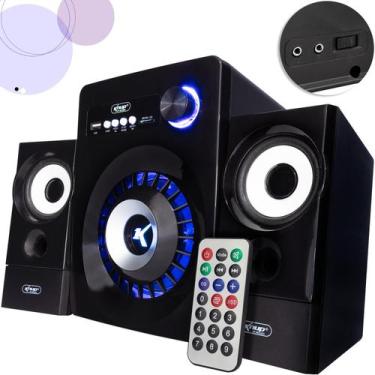 Imagem de Caixa De Som Bluetooth 10W Subwoofer 2.1 Amplificador De Som Bivolt Co
