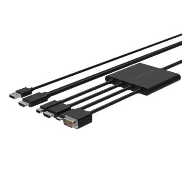 Imagem de Belkin Adaptador multiportas, adaptador HDMI digital AV – Mini DisplayPort, USB-C, HDMI, adaptador VGA para HDMI, suporta 4K UHD e áudio