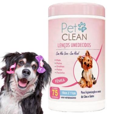 Imagem de Lenço Umedecido PetClean Cachorro Gato Cães Pet Limpeza Prática - Pet 
