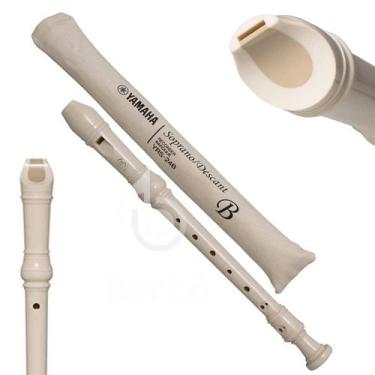 Imagem de Flauta Doce Yamaha Barroca Yrs-24b Soprano C/ Capa Original - Yamaha F
