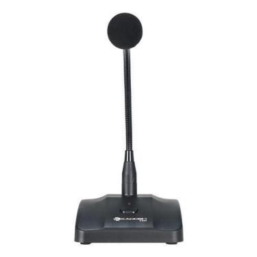 Imagem de Microfone Kadosh Gooseneck K-353 De Mesa Haste 30 Cm Nfe