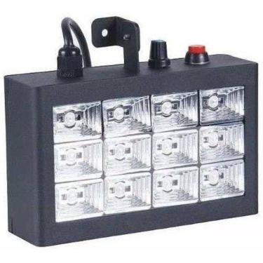 Imagem de Led Room Strobo Iluminação para festa ritmico 12 led 15w