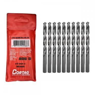 Imagem de Broca Widea Cortag 5Mm X 90Mm - 62288 ./ Kit Com 10 Peças