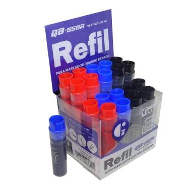Imagem de Refil Marcador Quadro Branco QB 550R GrampLine 20 Unidades, Sortido